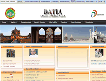 Tablet Screenshot of datia.nic.in